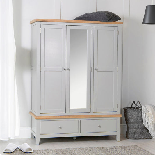 EA Bedroom Grey - 3 Door wardrobe