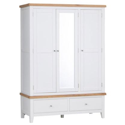 EA Bedroom White - 3 Door wardrobe