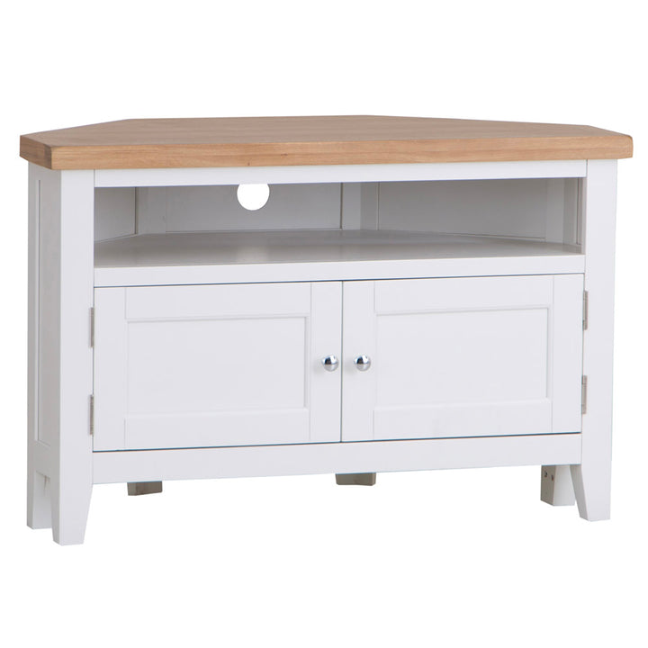 EA Dining White - Corner TV