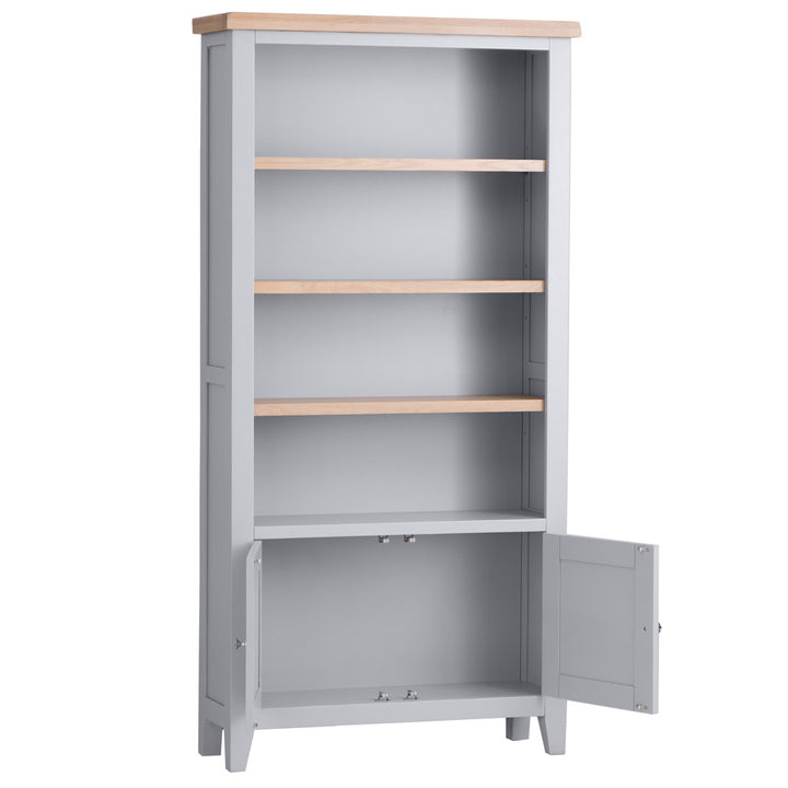 EA Dining Grey Large Bookcase