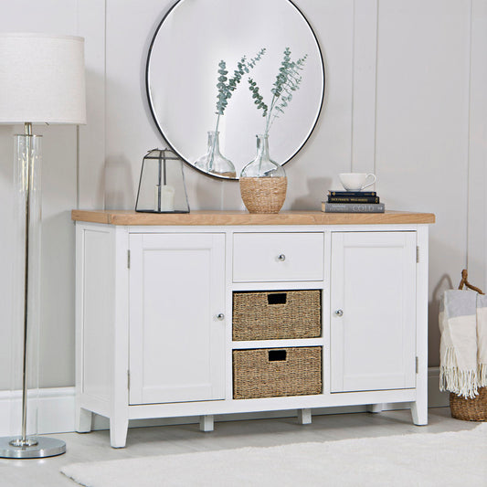 EA Dining White - Large sideboard