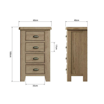 HO Bedroom - 4 Drawer Chest