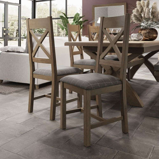 HO Dining & Occasional Grey - Cross Back Dining Chair