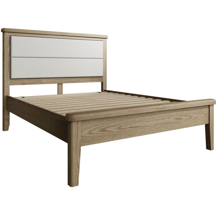 HO 5'0 Bed with Fabric Headboard and Low End Footboard