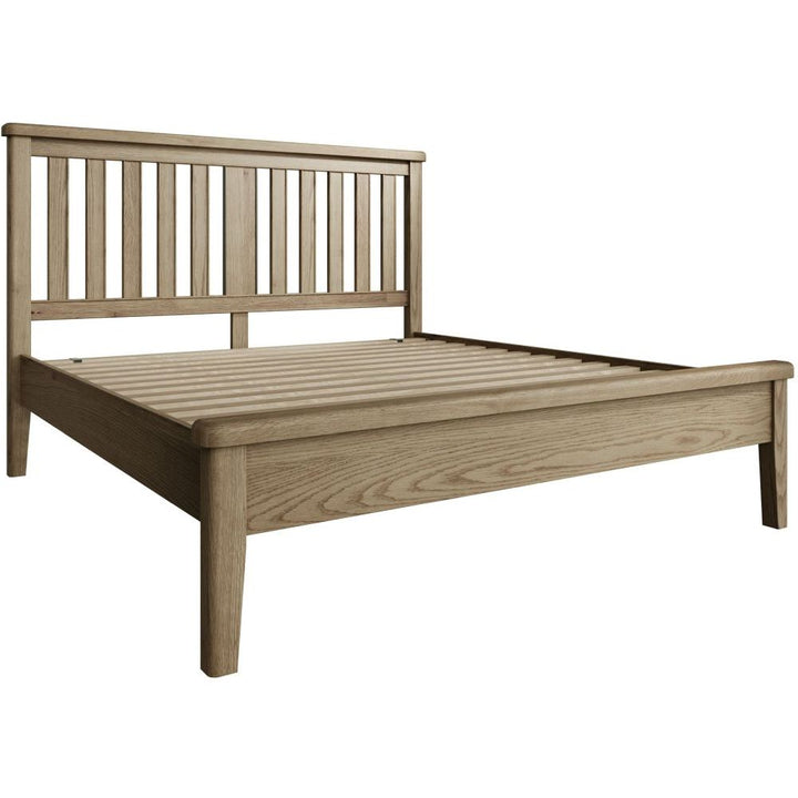 HO 6'0 Bed with Wooden Headboard and Low End Footboard