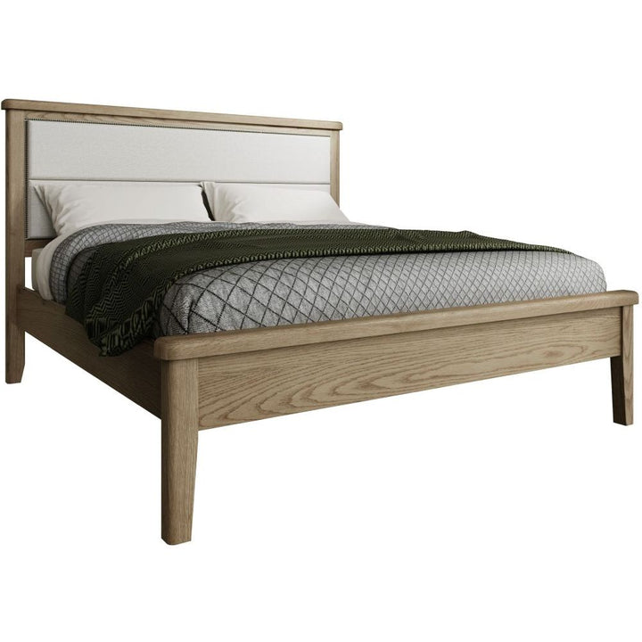 HO 6'0 Bed with Fabric Headboard and Low End Footboard