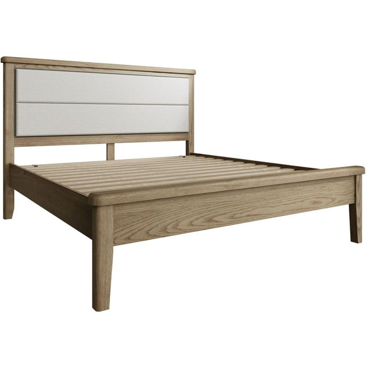 HO 6'0 Bed with Fabric Headboard and Low End Footboard