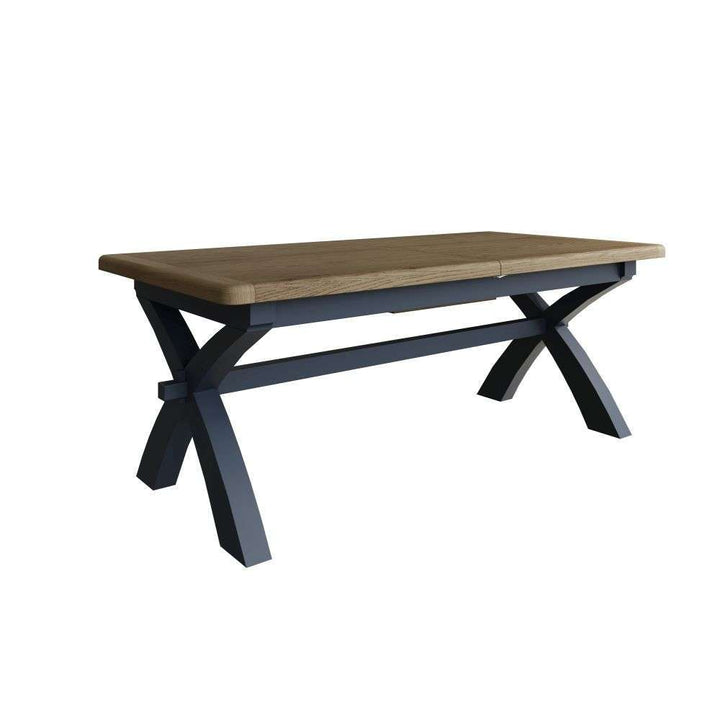 HOP Dining & Occasional Blue - 2.0m Cross Leg Dining Table