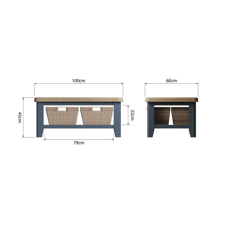 HOP Dining & Occasional Blue - Coffee Table