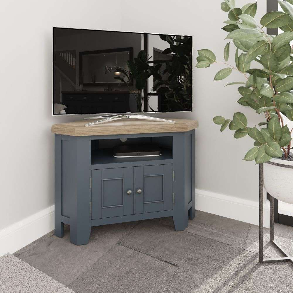 HOP Dining & Occasional Blue - Corner TV Unit