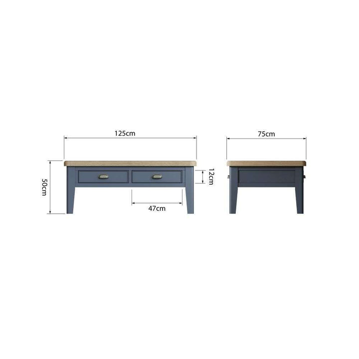 HOP Dining & Occasional Blue - Large Coffee Table