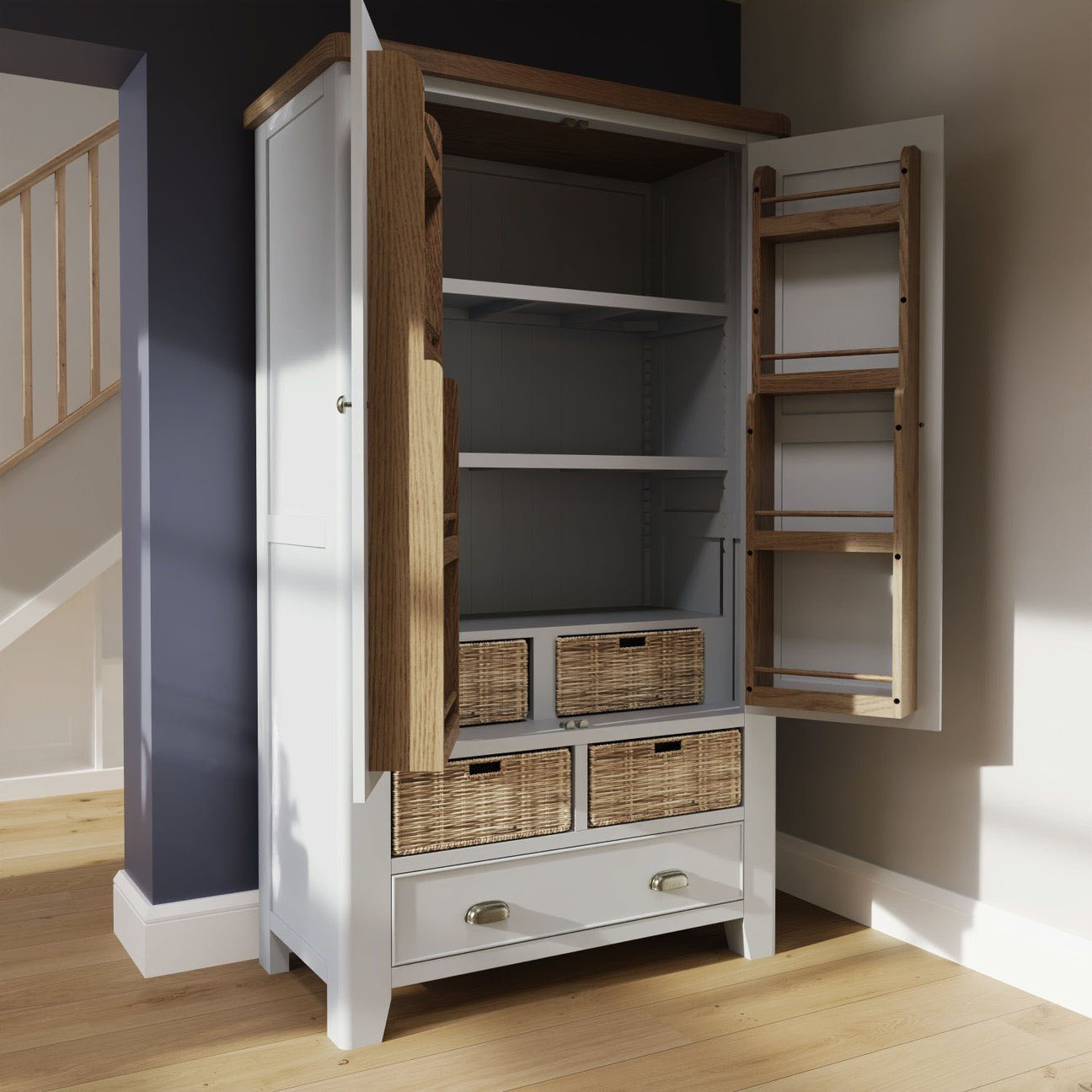 HOP Dining Grey Large Larder Unit