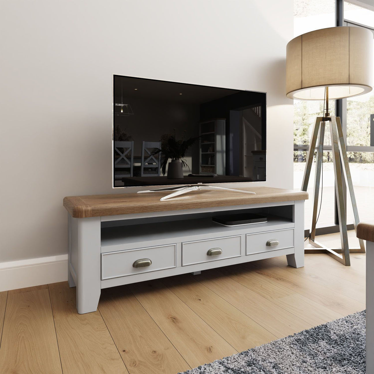 HOP Dining Grey Large Tv Unit