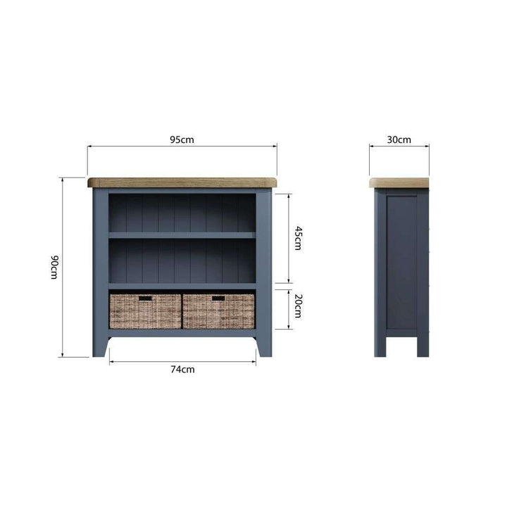 HOP Dining & Occasional Blue - Small Bookcase