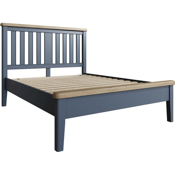HOP 5'0 Bed with Wooden Headboard and Low End Footboard
