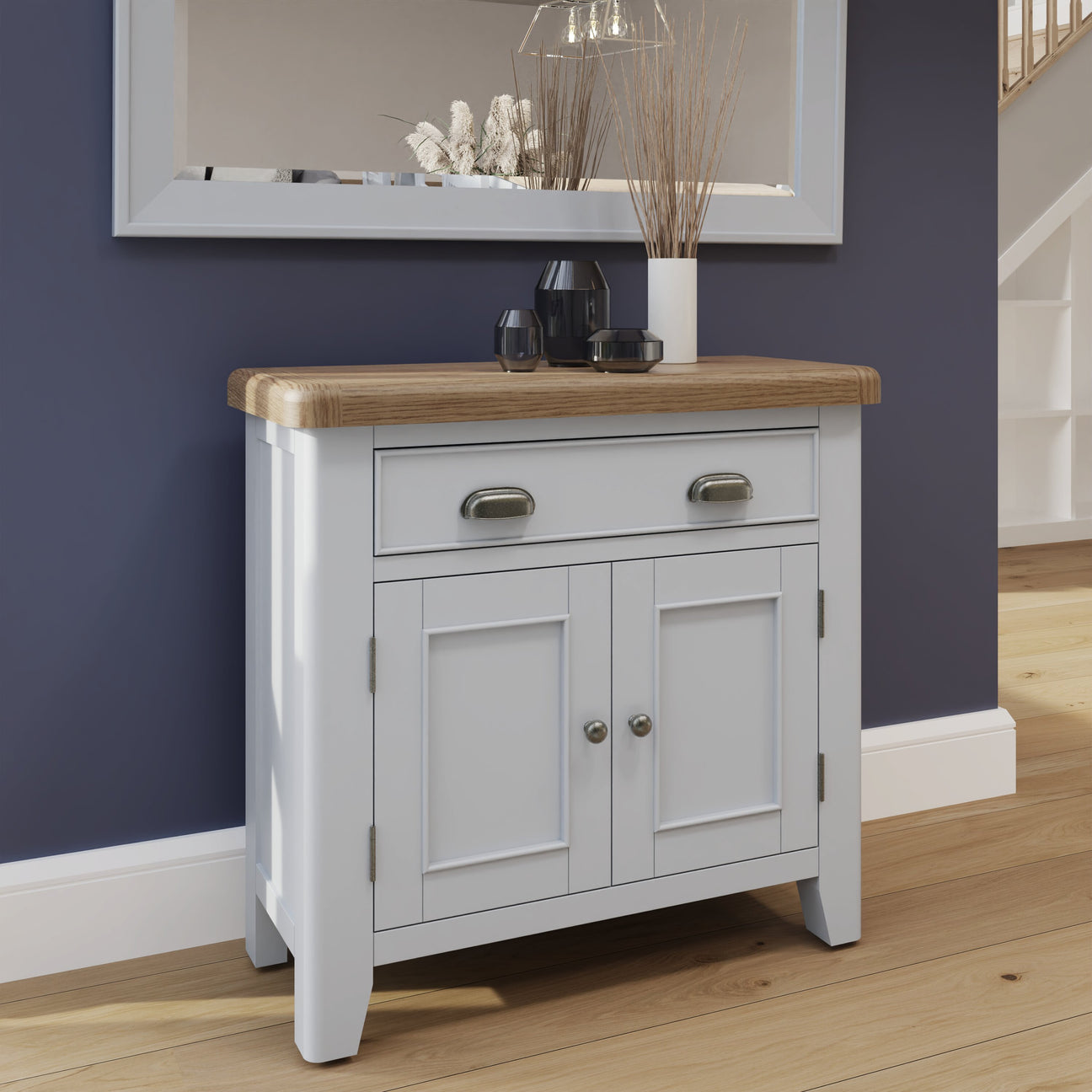 HOP Dining Grey 1 Drawer 2 Door Sideboard