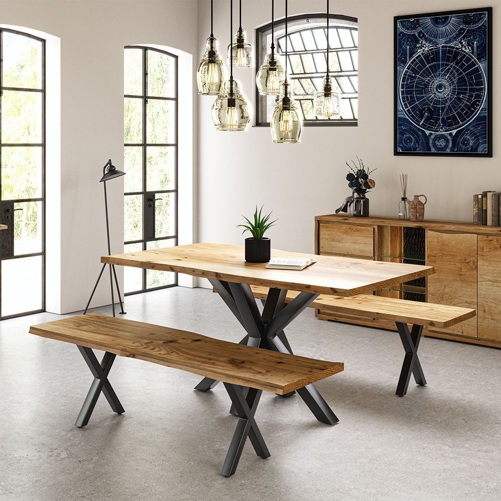 1.6 Dining Table with Spider Legs - Natural