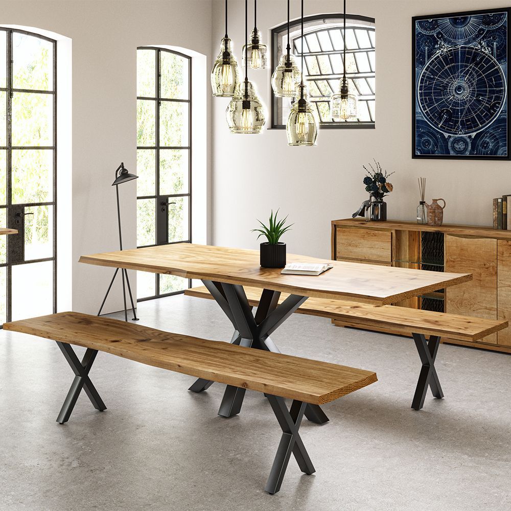 2.0 Dining Table with Spider Legs - Natural