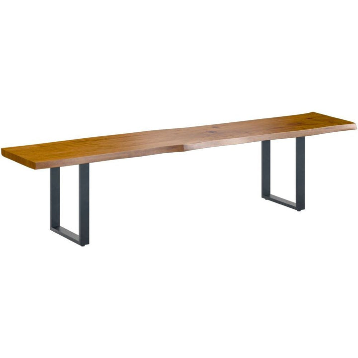 2.0 Dining Bench with U Shaped Legs - Russet