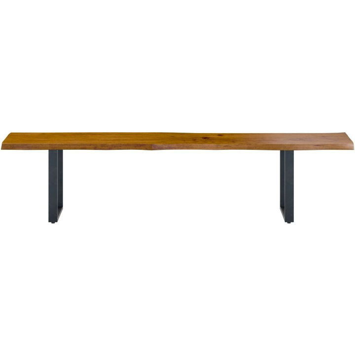 2.0 Dining Bench with U Shaped Legs - Russet