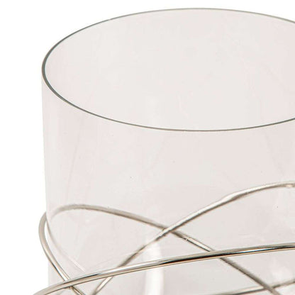 Mint Homeware - Large Ring Candle Holder with Glass