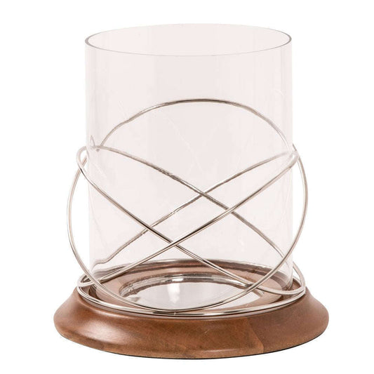 Mint Homeware - Large Ring Candle Holder with Glass