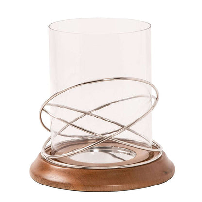 Mint Homeware - Medium Ring Candle Holder with Glass