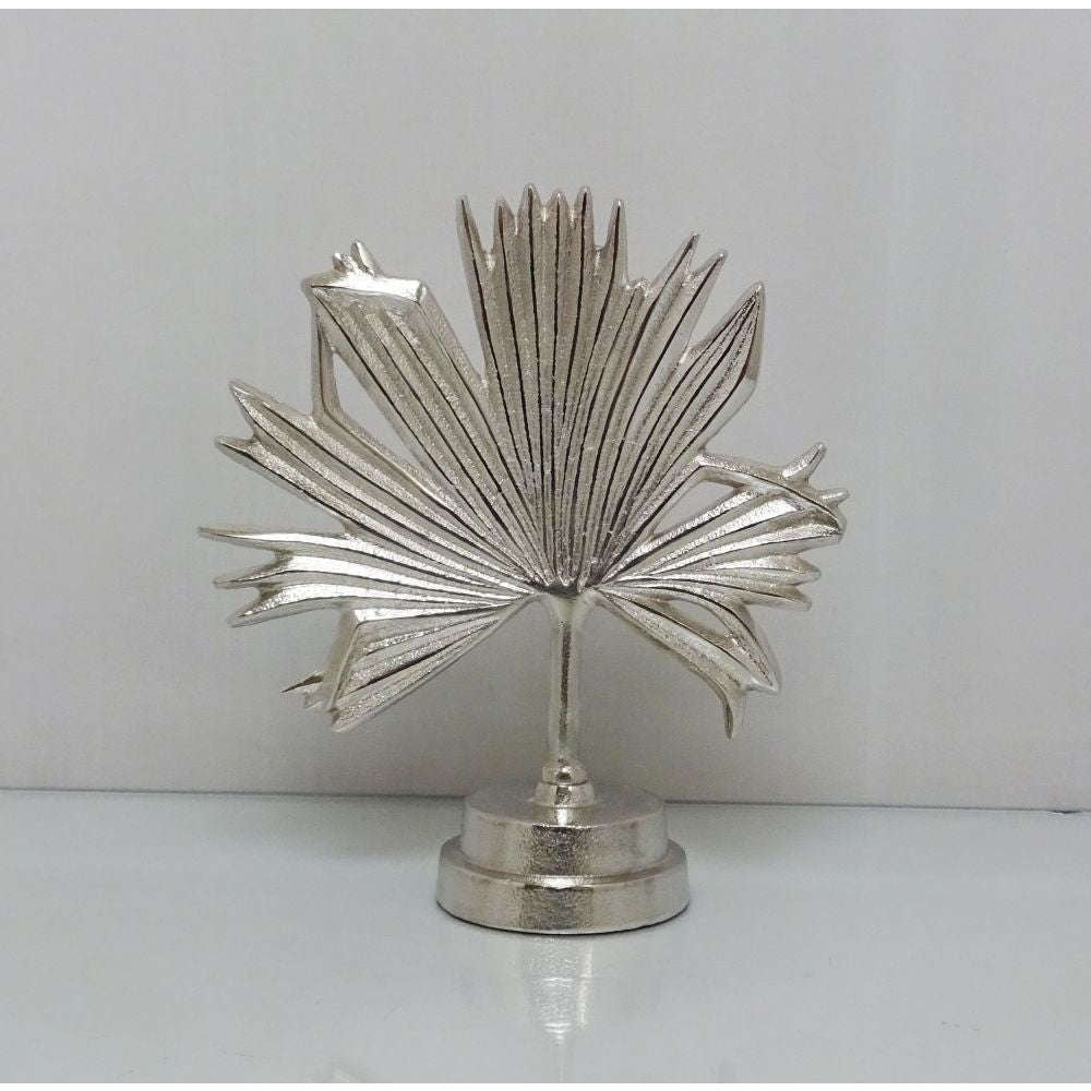 Mint Homeware - Small Leaf Sculpture - Nickel