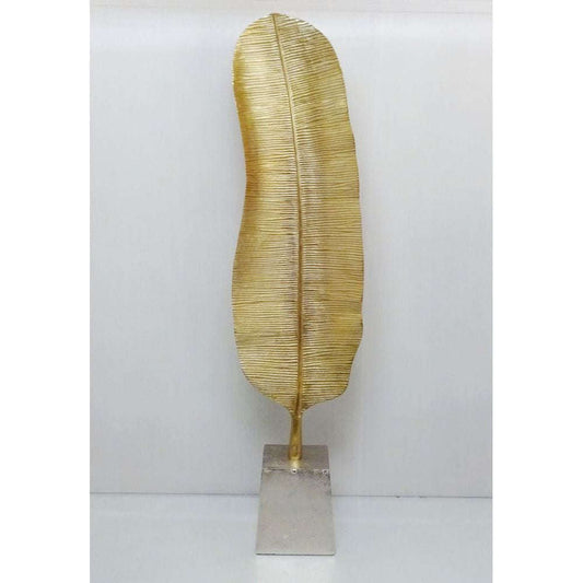 Mint Homeware - Large Big Leaf Sculpture - Gold