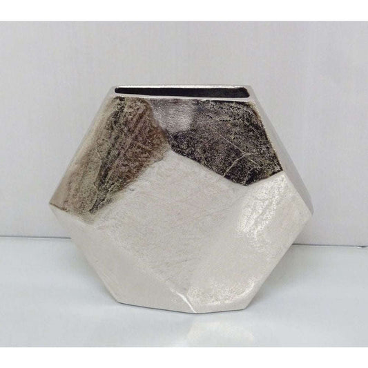 Mint Homeware - Large Hexa Vase - Nickel