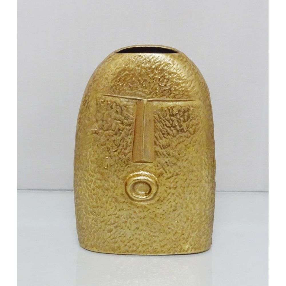 Mint Homeware - Large Face Vase - Gold