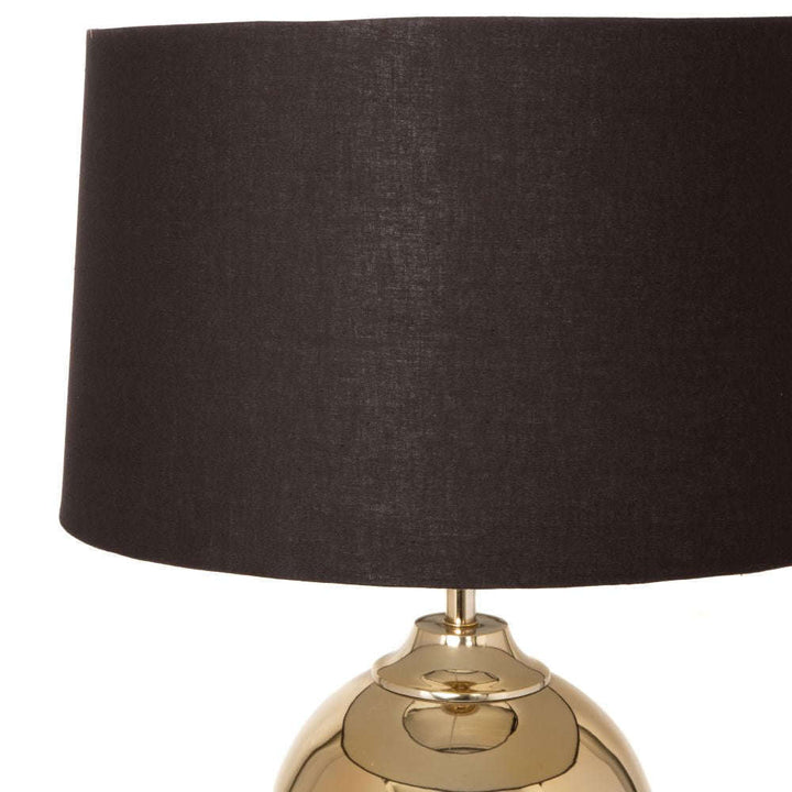 Mint Homeware - Table Lamp - Gold with Black Shade