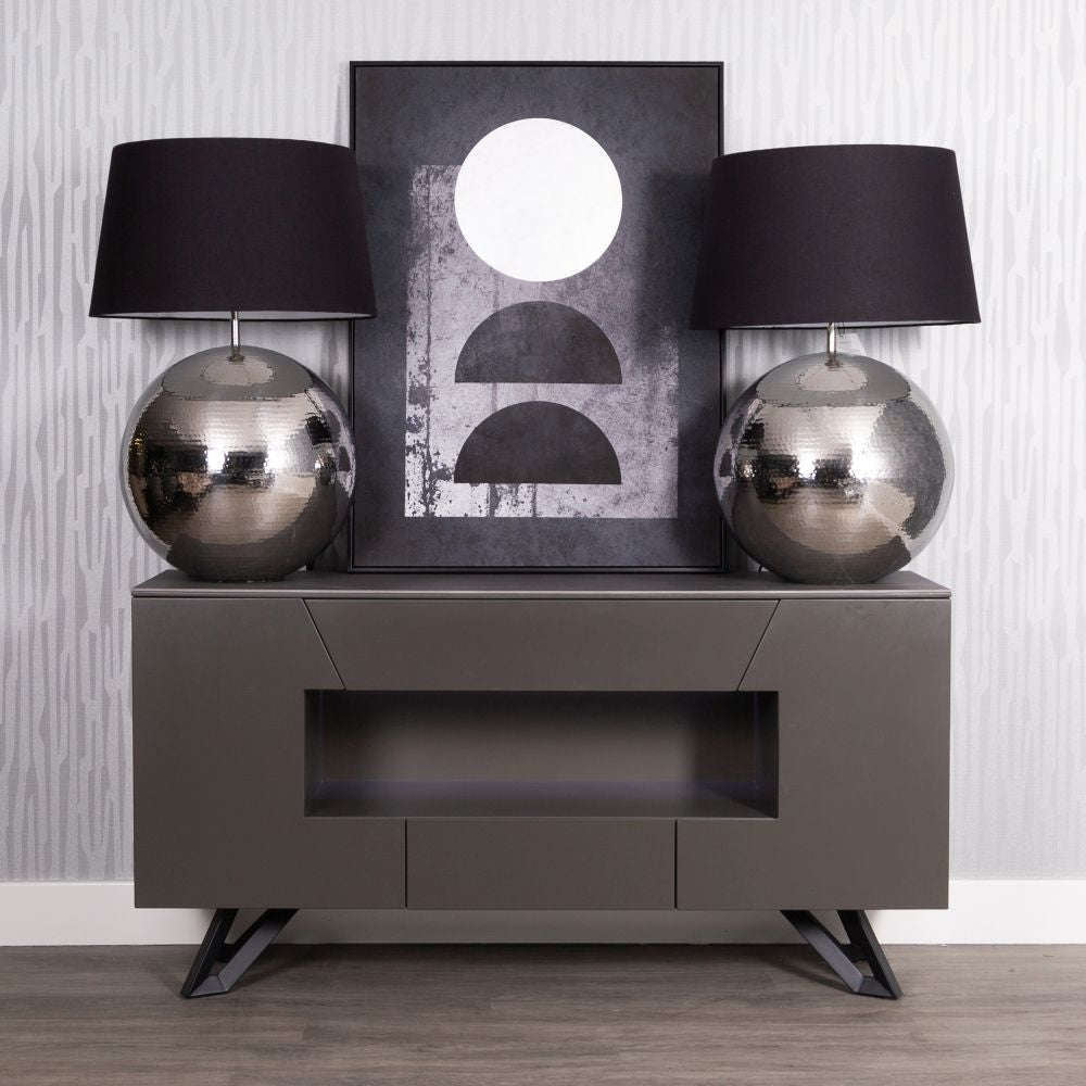 CR Dining Grey - Large Sideboard with LED