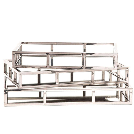 Mint Homeware - Set of 3 Rectangular Trays