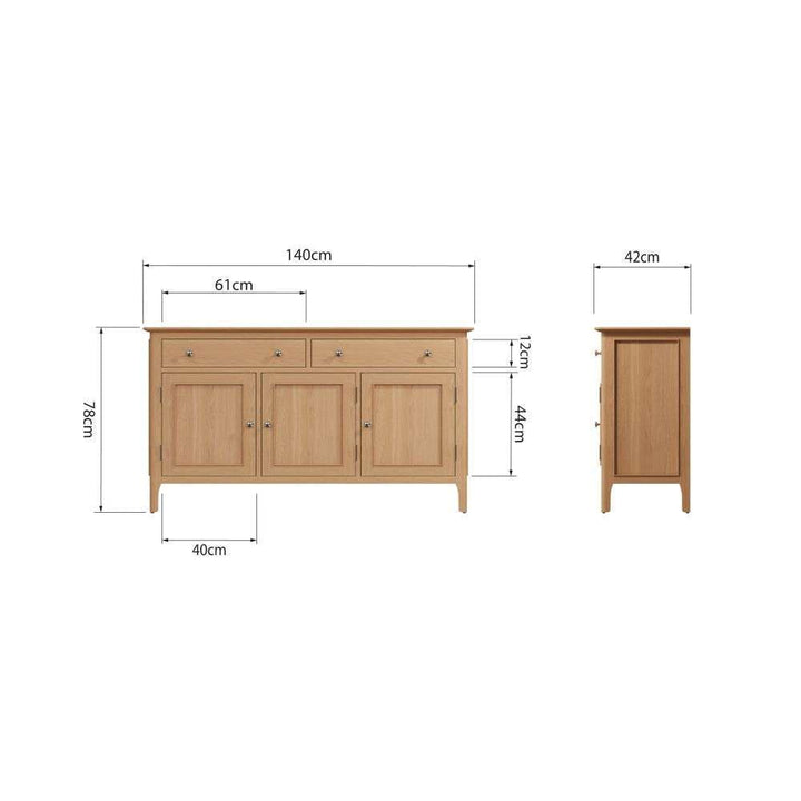 NT Dining - 3 Door Sideboard