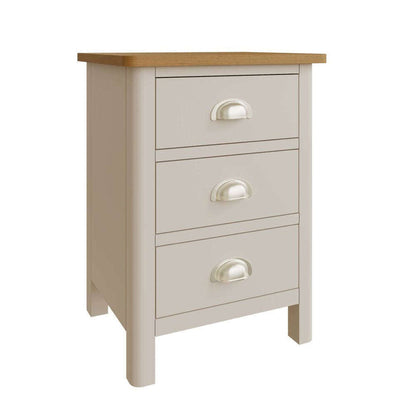 RA Bedroom Truffle - 3 Drawer Bedside