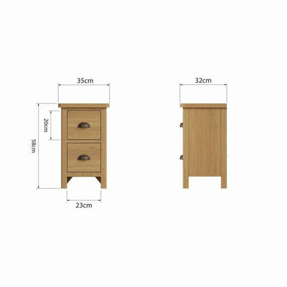 RAO Bedroom - Small Bedside Cabinet