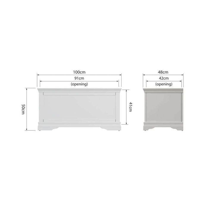 SW Bedroom White - Blanket Box