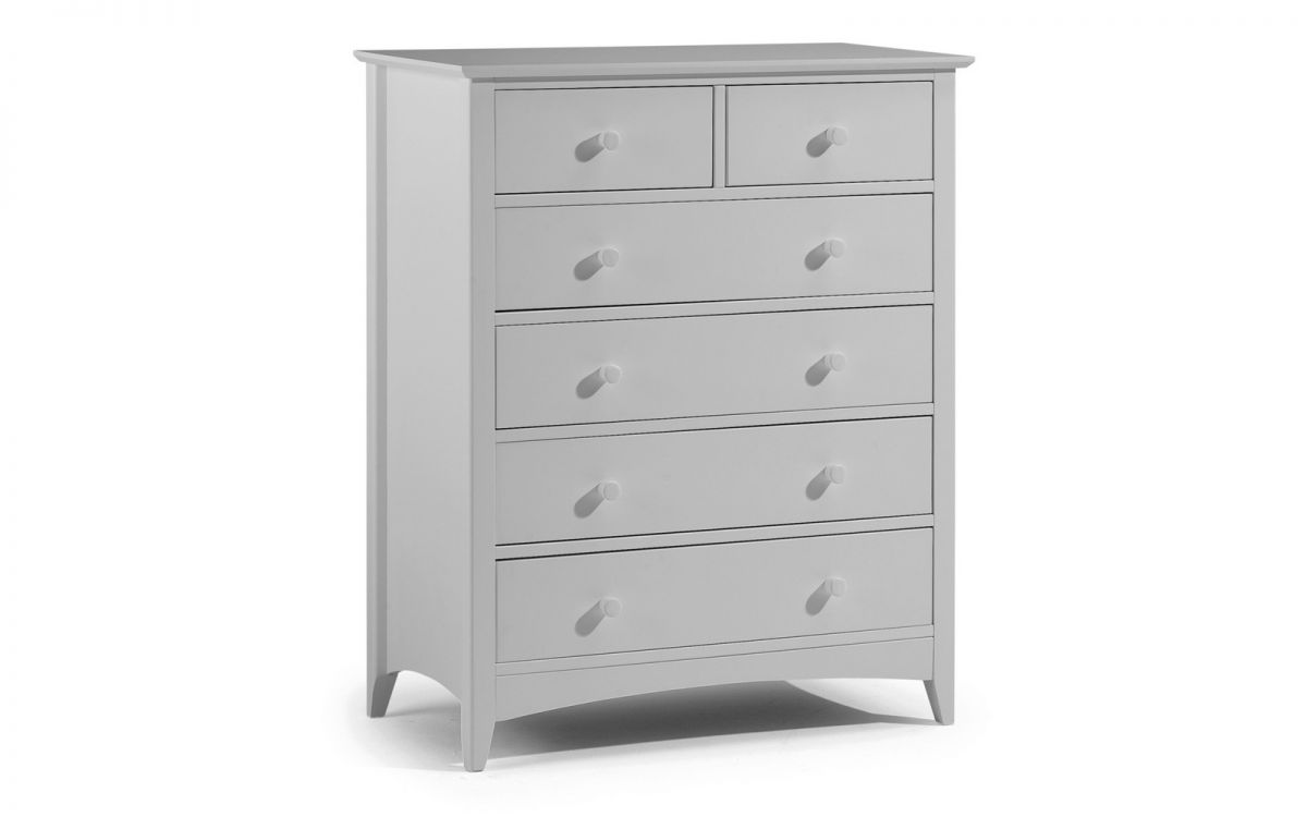 Cameo 4+2 Drawer Chest - Dove Grey