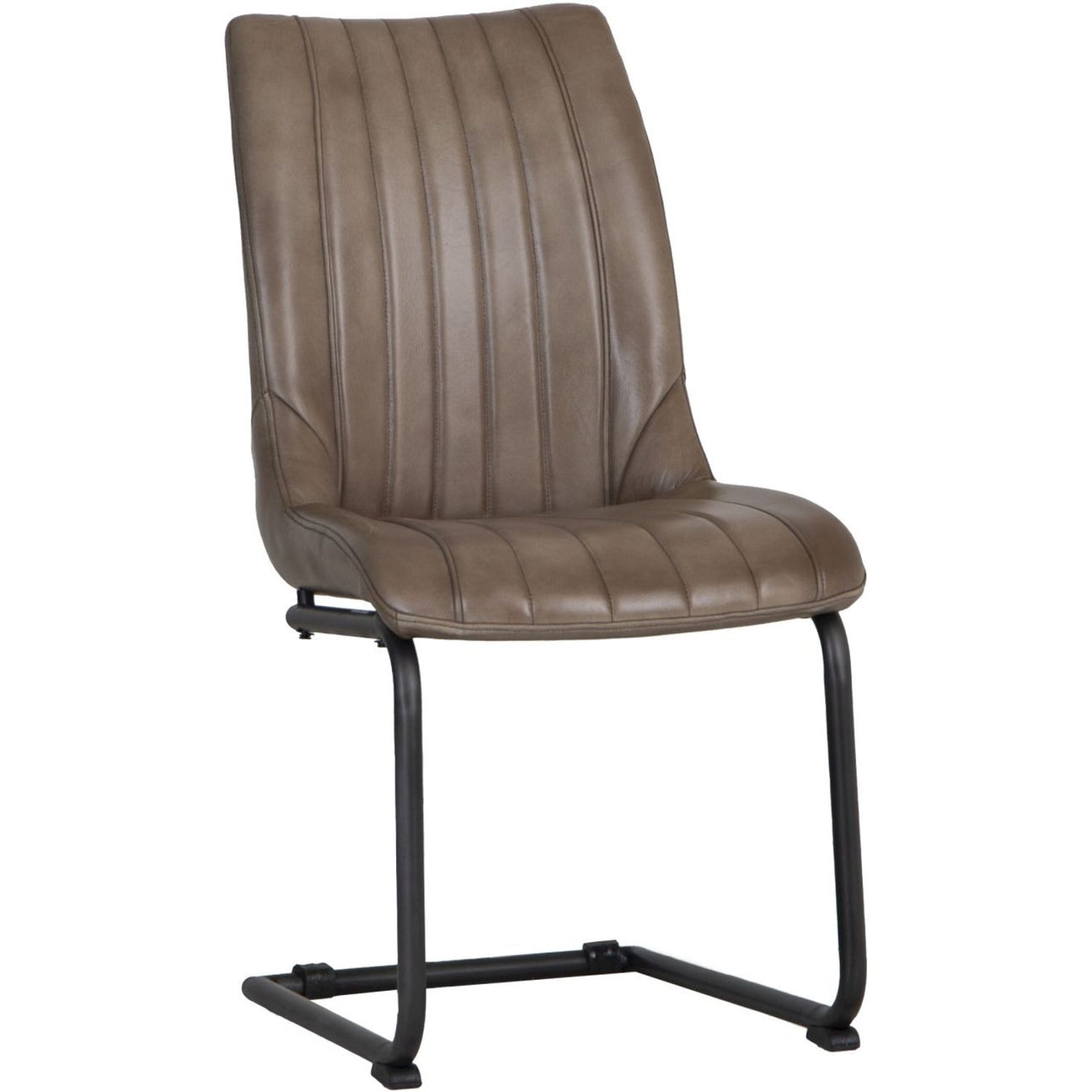 The Chair Collection Leather & Iron Chair - Brown