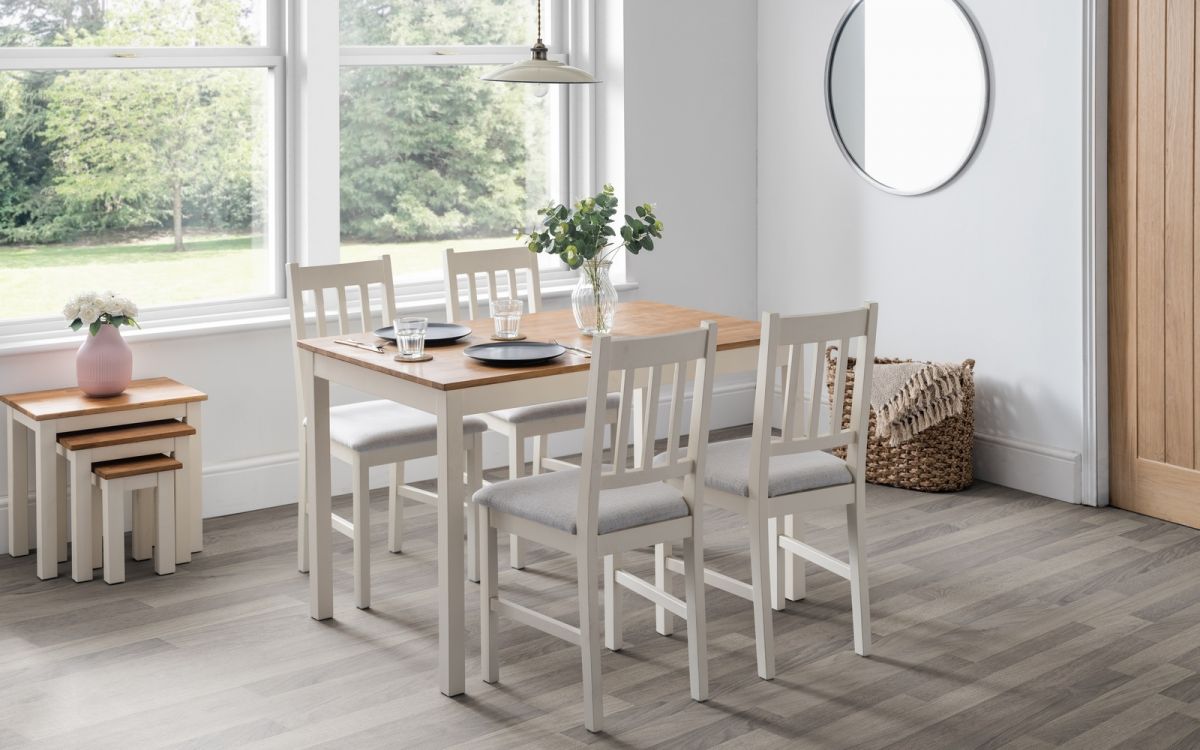 Coxmoor Ivory & Oak Dining Set