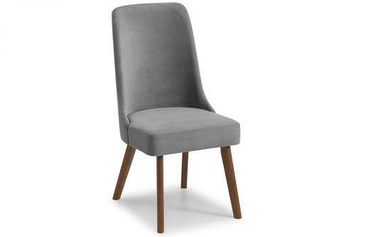 Huxley Chenille Dining Chair - Dusk Grey