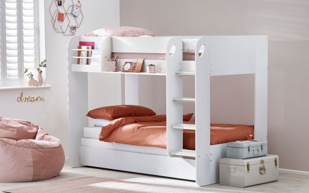 Mars Bunk & Underbed - All White