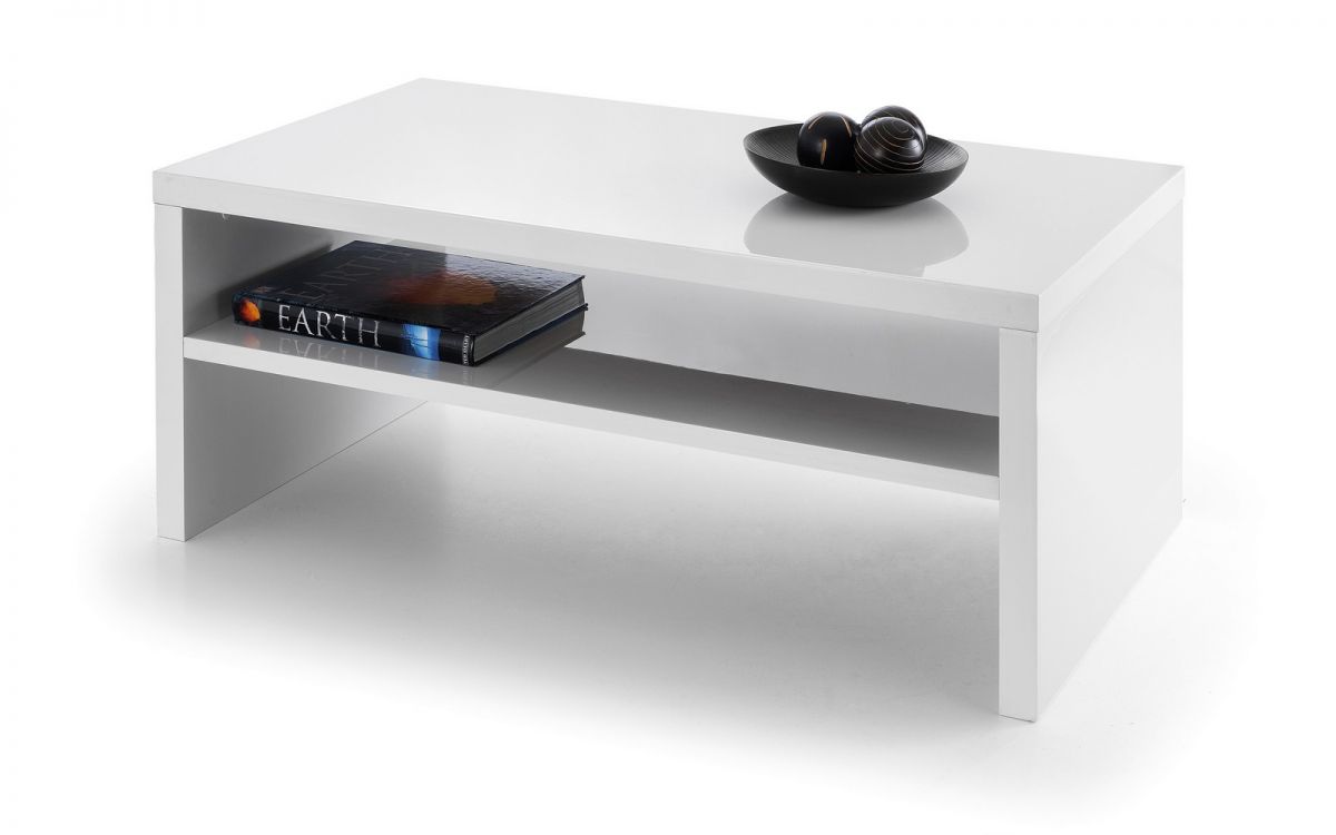 Metro High Gloss Coffee Table - White