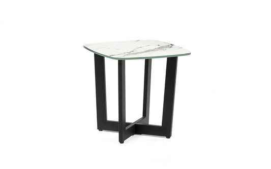 Olympus Lamp Table - White Marble