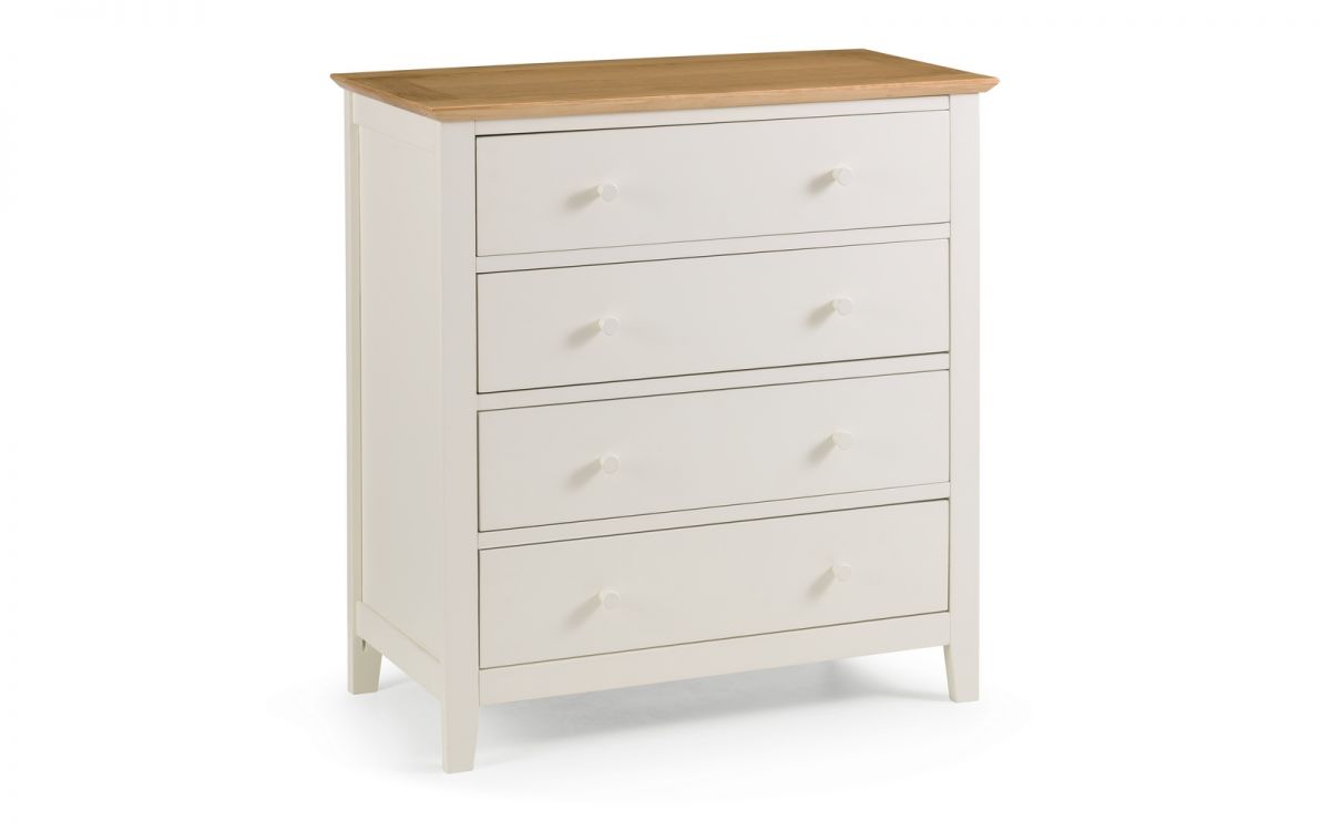 Salerno 2-Tone 4 Drawer Chest