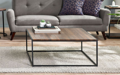 Tribeca Square Coffee Table - Walnut